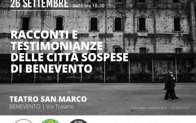 Domenica 26 al Teatro San Marco evento “Le città sospese”