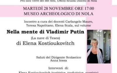 Presentazione del libro “Nella mente di Putin” di Elena Kostioukovitch al Liceo Medi di Cicciano
